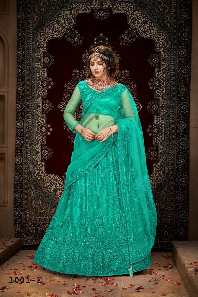 Mrudangi Maharani Colour Edition Net Wholesale Lehenga Catalog — Wholesale Lehenga, MPA wholesale from Surat — Photo 3